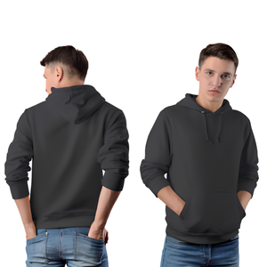 Winter 420g Heavyweight Disan Cotton <b>Fleece</b>-<b>lined</b> Hooded <b>Sweatshirt</b> Thick Pure Color Embroidered Casual Unisex Top - Product Image 5