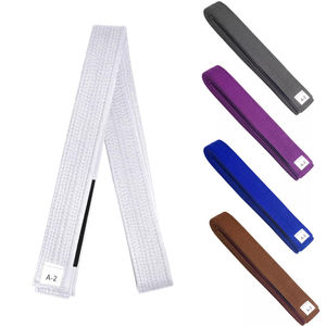 Ceinture d'arts martiaux en coton souple et durable avec bordure cousue, équipement de pratique fiable - Product Image 1