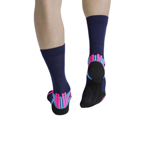 Custom <b>Wool</b>/Nylon Crew <b>Socks</b>-Eco-Friendly & Breathable Solid Pattern for Men's Casual & Athletic Use - Product Image 2