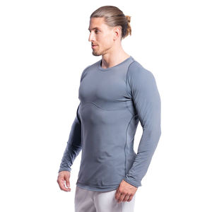 Camiseta de Compresión Personalizada para Hombre, Ropa Deportiva de Secado Rápido, Camiseta Holgada para Gimnasio, Entrenamiento, Fitness - Product Image 2