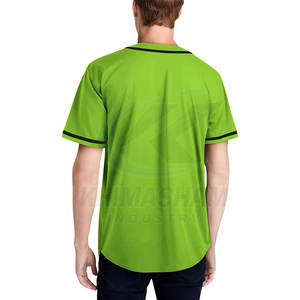 Camiseta de Béisbol de Primera Calidad, Diseño Clásico con Botones, Material Duradero, Ropa Deportiva - Product Image 3