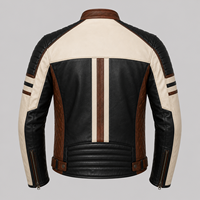 Veste en cuir élégante et tendance pour hommes, de haute qualité, confortable, style décontracté, pour l'hiver.