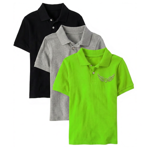 เสื้อโปโลชายสีพื้น แขนสั้น ทรงปกติ สไตล์ลำลอง ผ้าฝ้าย 100% คอเสื้อแบบถัก - Product Image 6