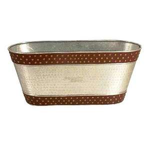 Ensemble de jardinières en métal galvanisé au design classique, 3 tailles - Product Image 5