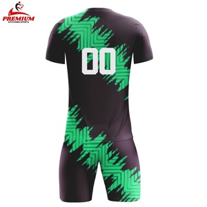 Conjuntos de Uniformes de Fútbol Personalizados para Hombre, Manga Corta, Transpirables, de Secado Rápido, Antibacterianos, Camiseta de Fútbol de Poliéster - Product Image 5