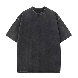 Fabricante y Proveedor Global de Camisetas de Algodón Estampadas Oversize con Lavado Ácido Estilo Vintage, Personalizadas OEM ODM, para Moda Urbana Premium - Product Image 4