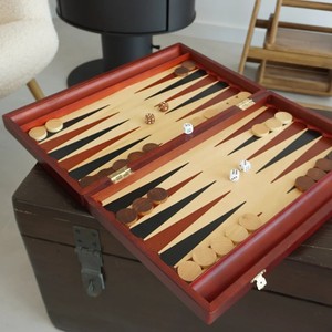High-Quality Leather Portable <b>Backgammon</b> Board Game <b>Set</b> ODM/OEM Brand LS Model Factory Professional Personalized Pieces Travel - Product Image 2