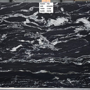 Titanium Black <b>Granite</b> slabs for countertops vanitytops - Product Image 1
