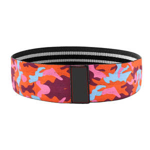 GAF Sports Black Heavy Duty Non-Slip Polyester Hip Circle Resistant Bands <b>Booty</b> Fitness Accessories Resistance Building Band - Product Image 2