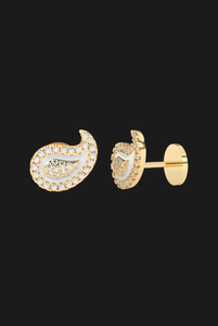 Luxury 925 Silver Rhodium Plated <b>Emerald</b> Cut Moissanite Paisley <b>Stud</b> <b>Earrings</b> Sparkling Elegant Everyday Gift for Women Classic - Product Image 2