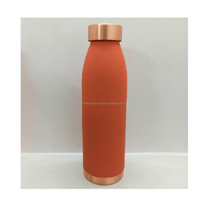 Traditional <b>copper</b> water <b>bottle</b> for daily <b>drinking</b> supporting immunity digestion and balanced wellness routine - Product Image 1