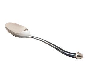 Juego de cubiertos de servidor de ensalada de cobre y latón de acero inoxidable curvo, las mejores herramientas de cocina para servir ensalada - Product Image 1