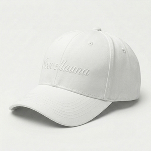 Casquette de baseball blanche personnalisée à 6 panneaux pour mariage avec broderie, fermeture réglable, marque privée, OEM, couvre-chef - Product Image 3