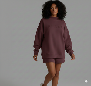 Suéter Casual de Cuello Alto para Mujer, Mezcla de Poliéster y Algodón, Felpa Gruesa, Tejido Transpirable, Logotipo Personalizado en la Parte Delantera, Otoño Invierno - Product Image 1