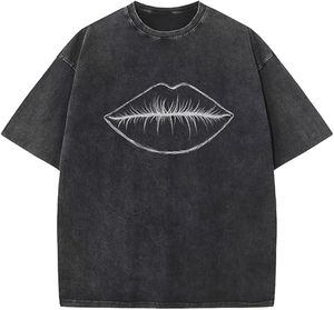 Camisetas Extra Grandes para Hombre, Lavado Ácido, Corte Holgado, Algodón Vintage Ligero, Camisetas Holgadas Estilo Hip-Hop con Versículos Bíblicos - Product Image 6