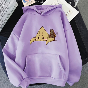 Sudaderas con capucha para mujer, nuevas sudaderas con estampado de dibujos animados de calidad, 2 sudaderas para otoño e invierno, sudadera Harajuku Kawaii, ropa de lana de manga larga - Product Image 2