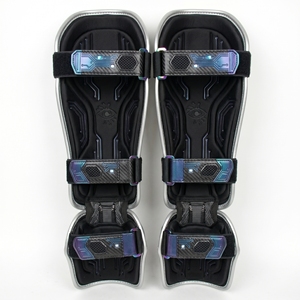 Espinilleras de Neopreno Blancas con Cierre Ajustable de Gancho y Bucle, Equipo de Protección para Boxeo, Unisex para Adultos, Diseño de Espinilleras de Color Sólido - Product Image 2