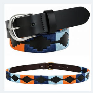 Ceintures de sport personnalisées en cuir pour l'équitation et le polo, disponibles dans toutes les tailles et couleurs, produits équestres bon marché, service OEM - Product Image 1