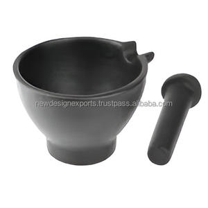 Mortero y Maja de Hierro Fundido Ecológico de Alta Calidad, Diseño Tradicional para Moler Especias - Product Image 6