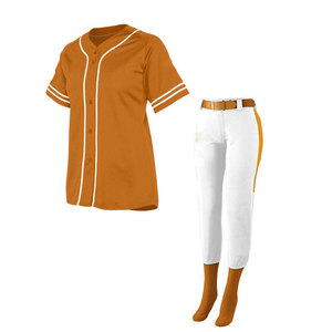 Uniforme de Softbol Ligero y Transpirable de Poliéster con Control de Humedad para Mujeres Adultas, Diseño Moderno para Juego Activo - Product Image 3