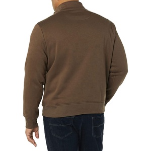 Chaqueta de Forro Polar con Media Cremallera, Directo de Fábrica, con Logotipo Bordado, Resistente al Viento, Transpirable, Sudadera de Algodón Mezclado para Hombre - Product Image 6