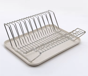 OEM/ODM Kitchen Dish <b>Drying</b> <b>Rack</b> Space Saving Drain Storage Organizer Countertop Dish Holder for Plates Bowls Cups Utensils - Product Image 2