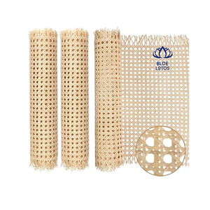 BEST SELLER - Tissu en rotin naturel tissé à la main en rouleau pour siège de chaise, porte de placard, fabrication, réparation et décoration de meubles - Product Image 1
