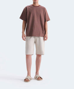 Camisetas de Diseñador de Alta Moda al por Mayor 2026 para Hombre, Corte Regular, Color Sólido, Estilo Casual Deportivo, 100% Algodón, Cuello de Punto - Product Image 1