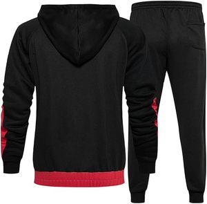Top Selling Good Quality 2 Pcs Tracksuit <b>Set</b> Hoodie & Sweatpants French Terry Fleece Breathable Outerwear Hooded Track Suits - Product Image 2