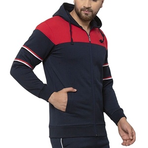 Nouveauté 2025 Ensemble de survêtement unisexe écologique imprimé à capuche avec fermeture éclair en molleton de coton coupe classique pour homme - Product Image 4