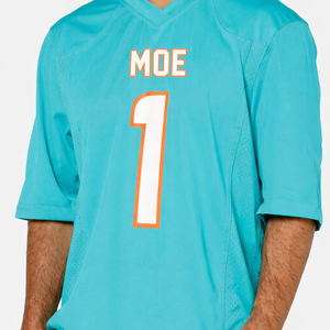 Maglia Personalizzata Unisex da Football Americano, Stampa Sublimatica, Antibatterica, 100% Poliestere, Oversize, Scollo a V, Streetwear, OEM Privato - Product Image 2