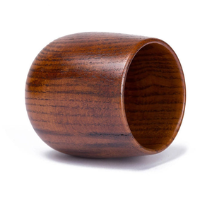 Tasse à thé/café en bois de jujube écologique faite à la main, tasse à lait en bois naturel 50 ml, style vintage moderne, pour la maison ou le bureau - Product Image 2