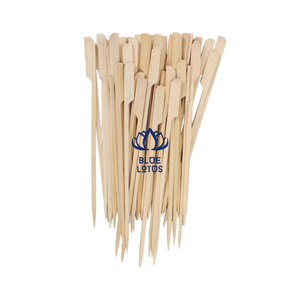 Brochettes en bambou durables, lisses et pointues, idéales pour poulet, bœuf, fruits de mer, légumes, kebab et barbecue - Product Image 1