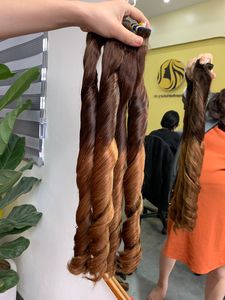 Cabello de donante único 100% máquina de extensión de cabello humano vietnamita crudo trama mágica hinchable 100g por 1 paquete de cabello humano crudo - Product Image 4