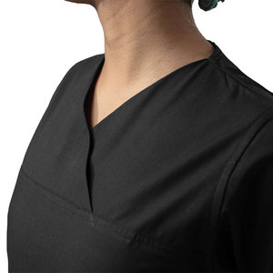 New Design Wholesale Short Sleeve Shirt O Neck Stretchable High Quality Spandex/Polyester/Rayon Heavyweight Men's <b>Scrub</b> Suits - Product Image 5