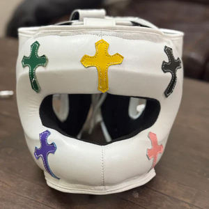 Professional Wholesale Winning Boxing Sparring Gloves and Head <b>Groin</b> <b>Guard</b> Set High Quality Genuine Leather Sets - Product Image 4