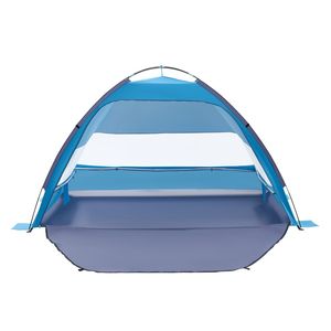 Carpa de Playa Portátil Ligera, con Protección Solar UPF 50+, con Bolsillos para Arena, para 4 Personas - Product Image 1