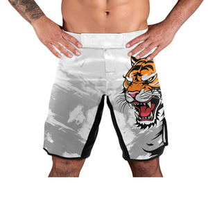 Pantalones Cortos de Kickboxing, Muay Thai, MMA, Ligeros, de Secado Rápido, Transpirables, de Poliéster, Sublimación Personalizada, para Entrenamiento en Gimnasio, Deportes Atléticos - Product Image 1
