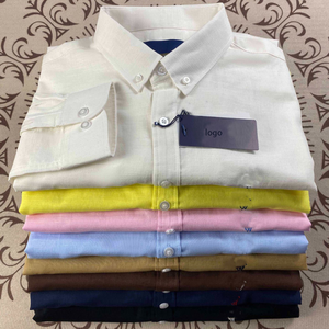Wholesale <b>Men</b>’s Casual Cotton <b>Linen</b> Shirt Comfortable Breathable with Embroidery Logo - Product Image 2