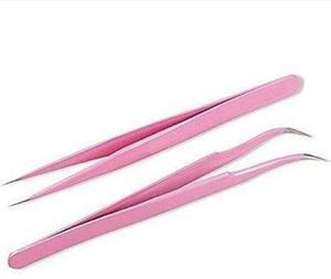 Pince à épiler anti-magnétique à pointe lisse en acier inoxydable de 10 mm Kaamir Instruments KI-LT-2706, emballage personnalisé pour les artistes en extensions de cils - Product Image 5