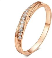 Anillo de Eternidad de Oro de 18K Personalizado con Certificación GIA IGI para Mujer, Anillo de Boda Clásico con Diamantes Creados en Laboratorio VVS, Joyería para Compromiso