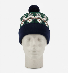 Bonnets élégants en tissu de laine avec logo personnalisé imprimé, coupe classique, pour l'hiver, couleur unie, jacquard 2026 - Product Image 5