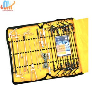 Juego de entrenamiento de Endo laparoscópico, pinzas de cirugía, instrumentos de acero inoxidable autoclavable desmontable certificado CE - Product Image 6