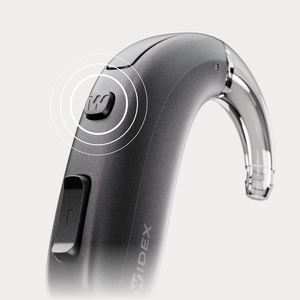 Nouveaux appareils auditifs Widex Allure ABRD1 440 rechargeables BTE, numériques programmables avec Bluetooth et gestion du acouphènes - Product Image 5