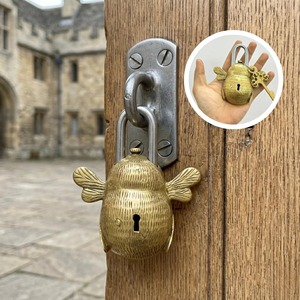 Cadenas Amazon en forme d'abeille, finition abordable, résistant à la rouille, cadenas parfait, cadenas poli, forme unique pour la maison - Product Image 6