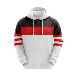 Sublimation Winter Hoodie-100% Cotton Solid <b>Pattern</b> with Front Logo - Product Image 5