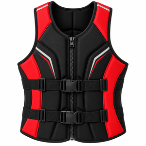 Gilet de plongée pour hommes et femmes, gilet d'entraînement de natation, veste de flottabilité en néoprène pour sports nautiques, gilet de sauvetage léger et réglable - Product Image 3