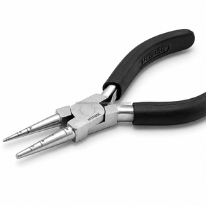 Pince à boucler professionnelle en acier inoxydable (2 pièces) – Outil de fabrication de bijoux pour fils ronds et carrés, kit de façonnage de boucles OEM pour le bricolage - Product Image 4