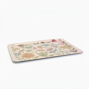 Plateau rectangulaire en fer émaillé, couleur émail, créatif, sous émail, pour plats et assiettes, plateau décoratif de luxe pour la maison - Product Image 1