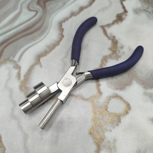 Pince à boucler les fils pour bijoux, outil de fabrication de boucles, pince à bec rond 3 étapes - Product Image 1